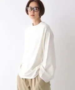 LEPSIMアシメ切り替えプルオーバー