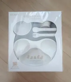 【 メルカリ最安値 】 新品未使用未開封 ジェラートピケ はじめてのお食事セットのサムネイル