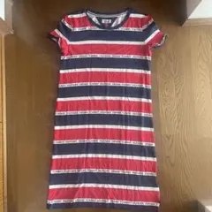TOMMY HILFIGER ストライプミニワンピース XXS