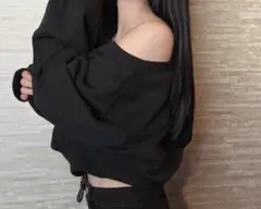 GRL オフショルダースウェットトップス(pm392)