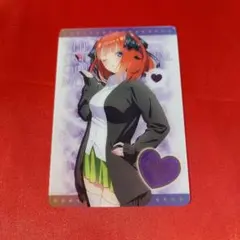 中野二乃 キャラカード 五等分の花嫁