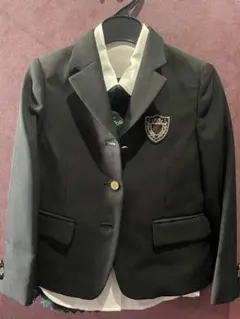 【ヒロミチナカノ】ブラックブレザー、シャツ、スカートのセット