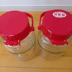 アデリア 4L ガラス保存容器 密閉容器　2個セットのサムネイル