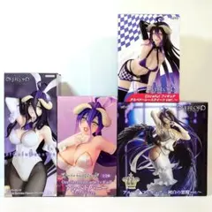 【まとめ割】 オーバーロード アルベド バニー 他 フィギュア ４体セット