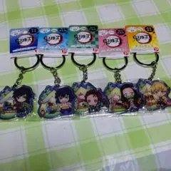 鬼滅の刃 メタルキーホルダー リゾート限定 グランピング 5点セット