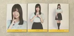 乃木坂46 生写真 久保史緒里卒業コンサートTシャツ 冨里奈央 3種コンプ