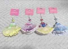 ディズニープリンセス ドレス ストラップ 4種セット