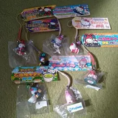 ご当地キティ　岐阜　飛騨路　　鵜飼　浜名湖　静岡　伊豆　根付け