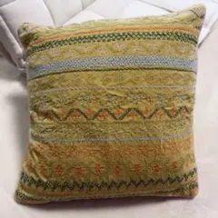 Francfranc イエロー系クッションカバー