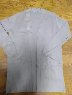 ロングカーディガン　ベージュ