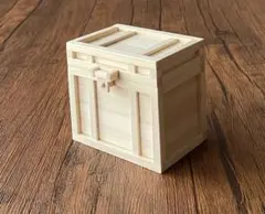 木製ミニチュアBOX(未塗装) ドールハウス用ミニチュア家具