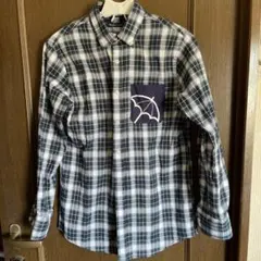 アーノルドパーマー　グリーン系チェック 長袖シャツ Mサイズ