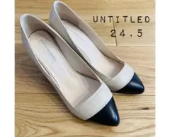 【お値下げ】untitled パンプス　美品　セレモニー