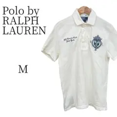 Polo by RALPH LAUREN 白 ポロシャツ M