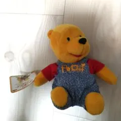 希少！レトロ　プーさん　ぬいぐるみ　いちご プーさんぬいぐるみ レトロ 希少！レトロ プーさん ぬいぐるみ