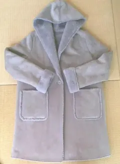 レイカズン　フード付コート ベージュ 裏ボア