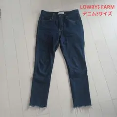 ローリーズファーム☆カットオフデニムレディースSインディゴ