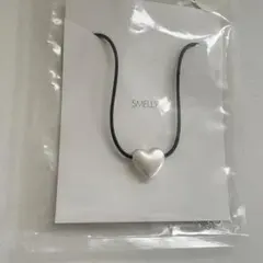 SMELLY ハート型ネックレス スメリーメタルハートコードネックレス