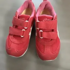 ASICS アシックス　 ピンク　キッズシューズ 17.5cm