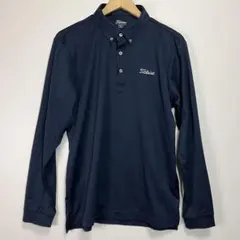 未使用タグ付き タイトリスト ストレッチハイネックセーター M 紺 