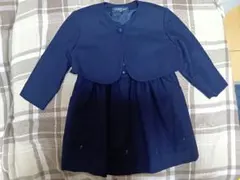 ネイビー ジャケット ワンピースセット