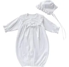 ベビードレスセット（帽子付き）