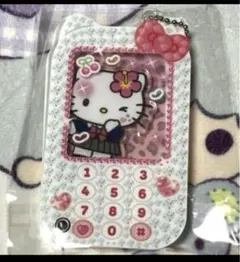 レア　サンリオ カスタムアクリルチャーム　ガラケー　キティ