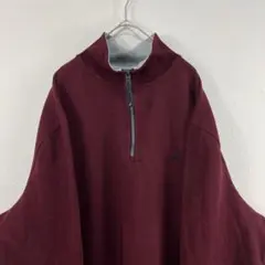 nautica ノーティカ ハーフジップ スウェット バーガンディ