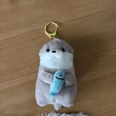 カワウソ ぬいぐるみ キーホルダーのサムネイル