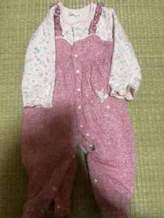 キムラタン クーラクール　80cm ロンパース カバーオール　女の子　冬用