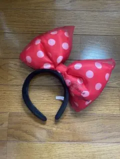 ミニーマウス風リボンカチューシャ