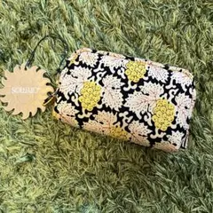 《新品未使用タグ付》SOULEIADO コットンオックス ポーチM