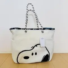 レスポートサック ピーナッツ　スヌーピー　￼ リバーシブルトートバック