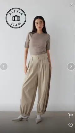 新品未開封☆ALEXIA STAM サイドラインナイロンパンツ (S)のサムネイル