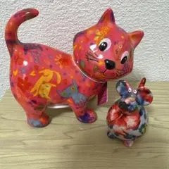 ポンピドゥ　ベルギー雑貨　猫　ねずみ　２点セット