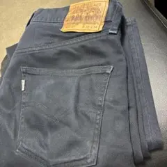 Levi's 512-10 ブラックデニムパンツ W32 L34のサムネイル
