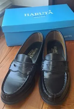 HARUTA ハルタ　ローファー　黒　ブラック　23.0cm