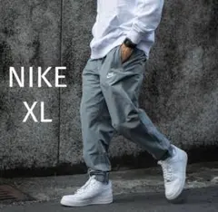 XL 新品 ナイキ ウーブンパンツ メンズ カフ ジョガー グレー NIKE