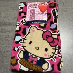 しまむら　サンリオ　ハローキティ　ギャルキティ　日焼けキティ　フェイスタオル⑦のサムネイル