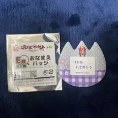 キャラ福くじ こびとづかん 第2弾 E賞 おなまえバッジのサムネイル