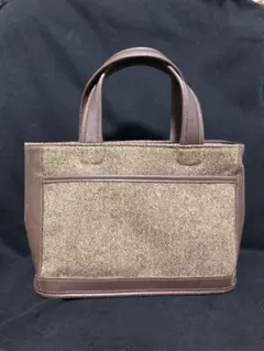 希少 USA製 オールドコーチ coach ヘリンボーン柄 トートバッグ