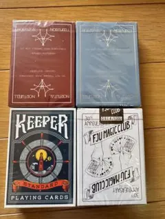 トランプセット 新品未開封4デック