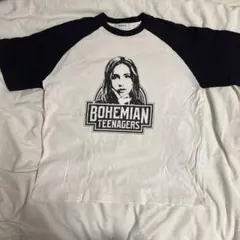 ガールズプリントラグランTシャツ