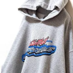 ギルダン ボビーナッシュライブワイヤー スウェットパーカーグレー灰色XL古着