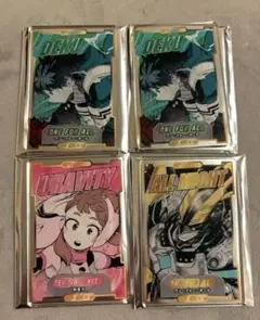 僕のヒーローアカデミア ステータスカードコレクション　第ニ弾　4枚セット