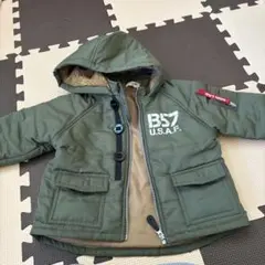 GRIN LAB 中綿ジャケット カーキ 95cm