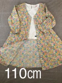 110cm ワンピース・羽織り・カットソー　セット