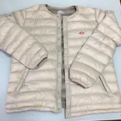 ◆598◆DANTON インナーダウンジャケット グレージュ　38