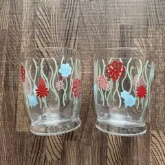 たち吉 グラス 花柄 2個セット