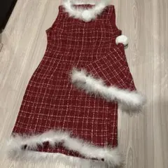 sugar nine tweed Santa Claus costume
